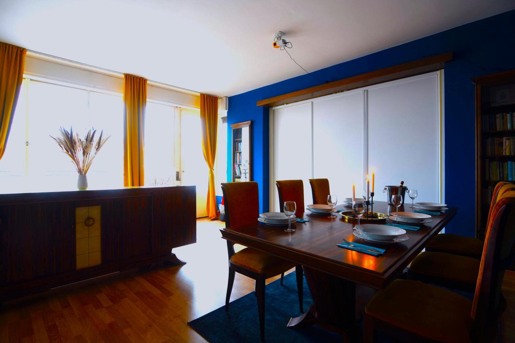 Waterfront River Side Roof Top Apartment - Terrace With City View 프라하 외부 사진